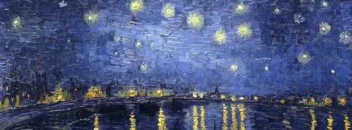 La magnifica notte stellata di Van-Gogh